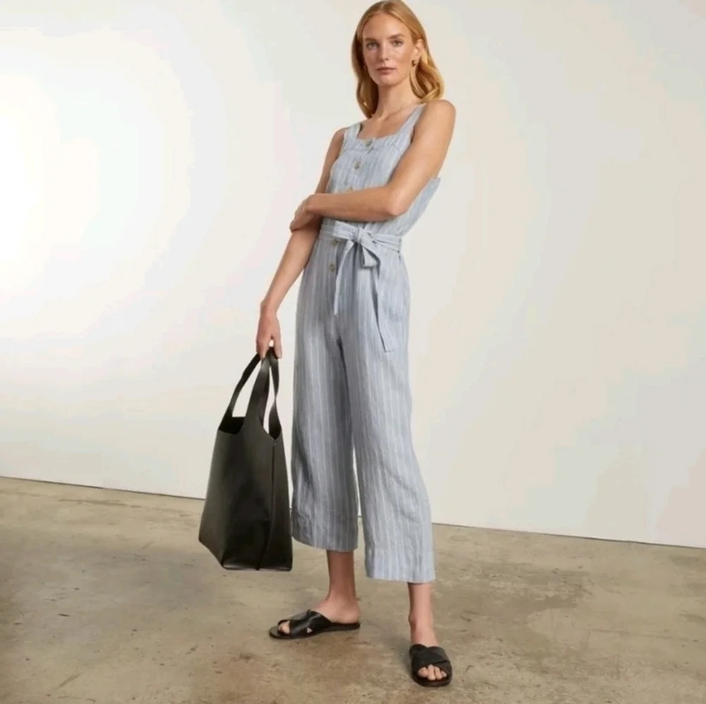 Everlane | Linen Picnic Jumpsuit Size 00